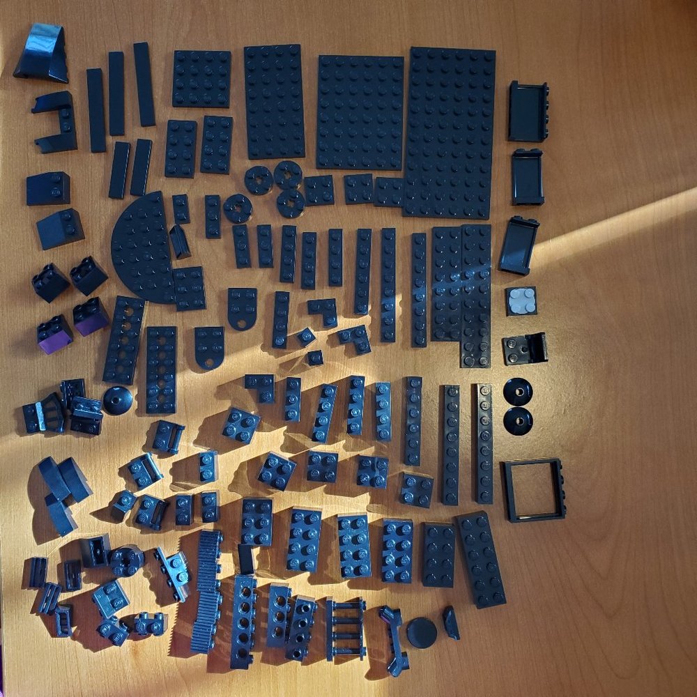 Lego Bulk Lot 110+ Black Random Pieces